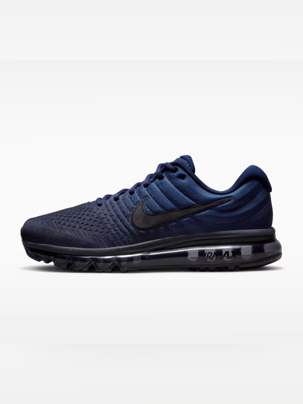 Nike Men's Air Max Running Shoes Navy Blue & Black